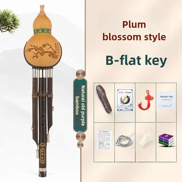 Handmade Bamboo Hulusi Set For Beginner Children