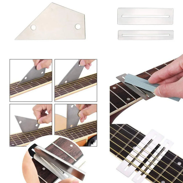 25 Piece Guitar Repair Kit With Carry Bag Ideal For Music Lovers & String Instrument Enthusiasts