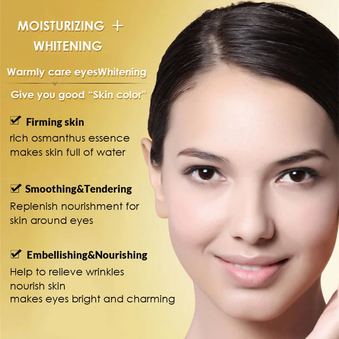 60 Piece Gold Crystal Collagen Eye Mask For Dark Circles & Bags