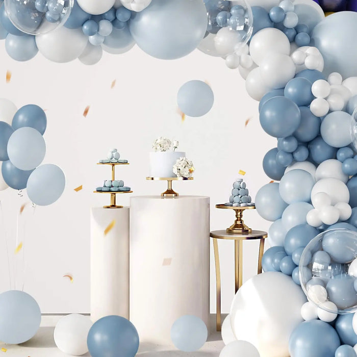 Pink And Blue Balloon Arch Garland Set Birthday Gift Wedding Anniversary Bridal Party Decoration Room Decoration