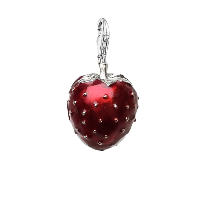925 Sterling Silver Strawberry Locket Pendant Love Jewelry For Women