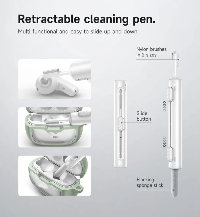 For Jbl Vibe Beam / Jbl Vibe Beam 2 / Jbl Vibe 200Tws Earbuds Shockproof Magnetic Protective Headphone Case With Anti Lost Keychain