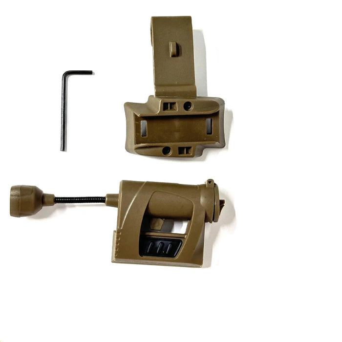 4 Mode Tactical Helmet Light With Ir Laser