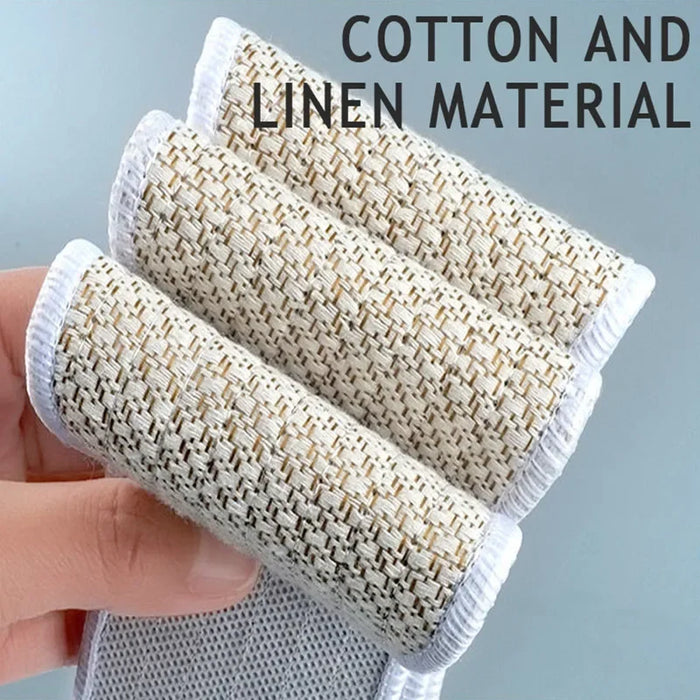 3 Pairs Cotton Linen Insoles Breathable & Comfortable