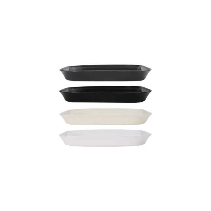 4 / 8 / 12 Piece Reusable Plastic Snack Plates Bone Shaped Design For Easy Snacking