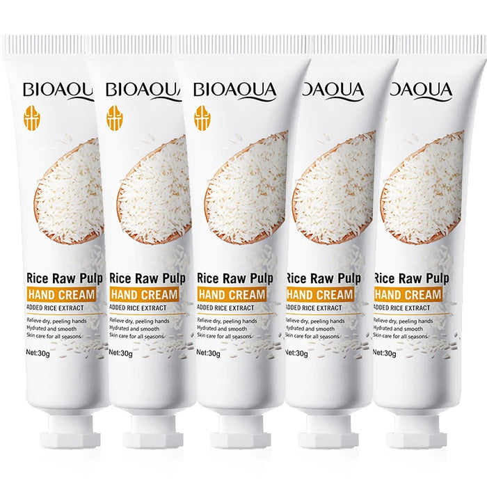 Hydrating White Rice Hand Cream Nourishing Moisturizer