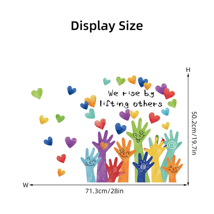 Colourful Love Doodle Wall Stickers For Kids Room Decor