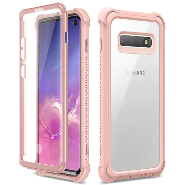 For Samsung Galaxy S10 6.1 Inch Heavy Duty Protection Hard Back Defender Protector Protective Shockproof Bumper Case