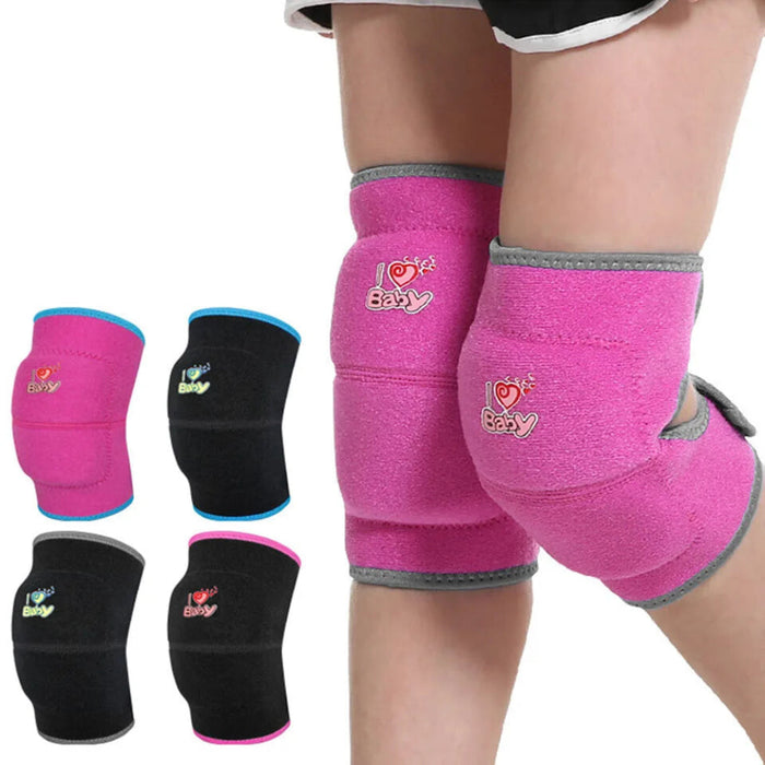 Pair of Kids Anti Crash Knee Pads For Dancing & Skating