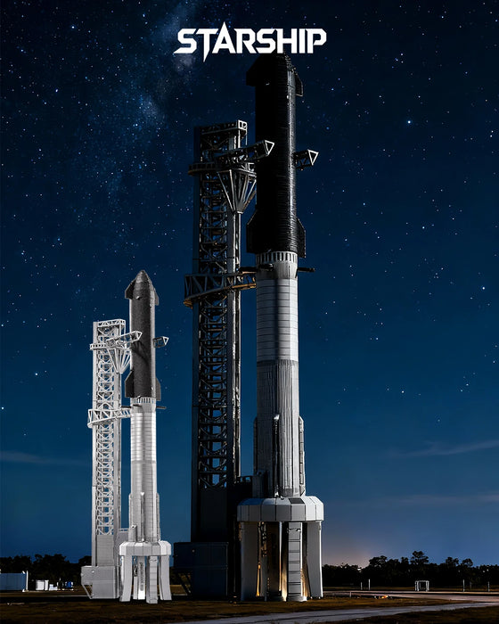 3D Metal Starship Puzzle Kit For Adults