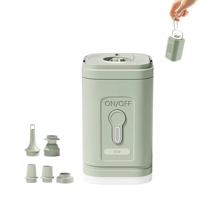 Portable 3 In 1 Air Pump With Lights For Camping