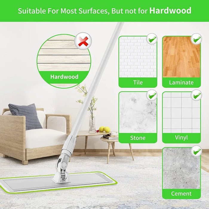 Mop Pads For Bona Turbo Microfiber Cleaning Pads Reusable Washable 18 Inch 4 Pack