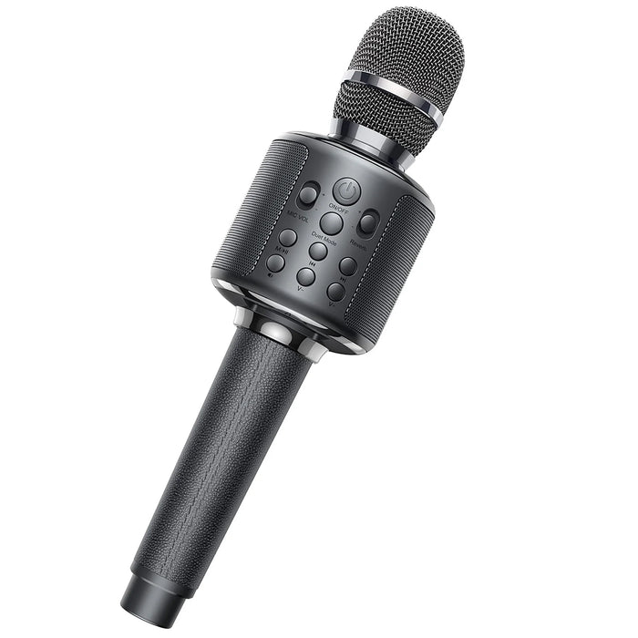 Portable Karaoke Microphone With Bluetooth Duet Sing / Record / Play / Reverb