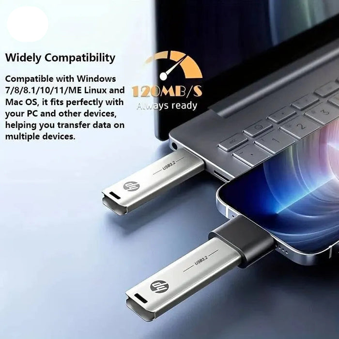 HP High Speed USB Flash Drive 32gb / 64gb Metal Design Car Music