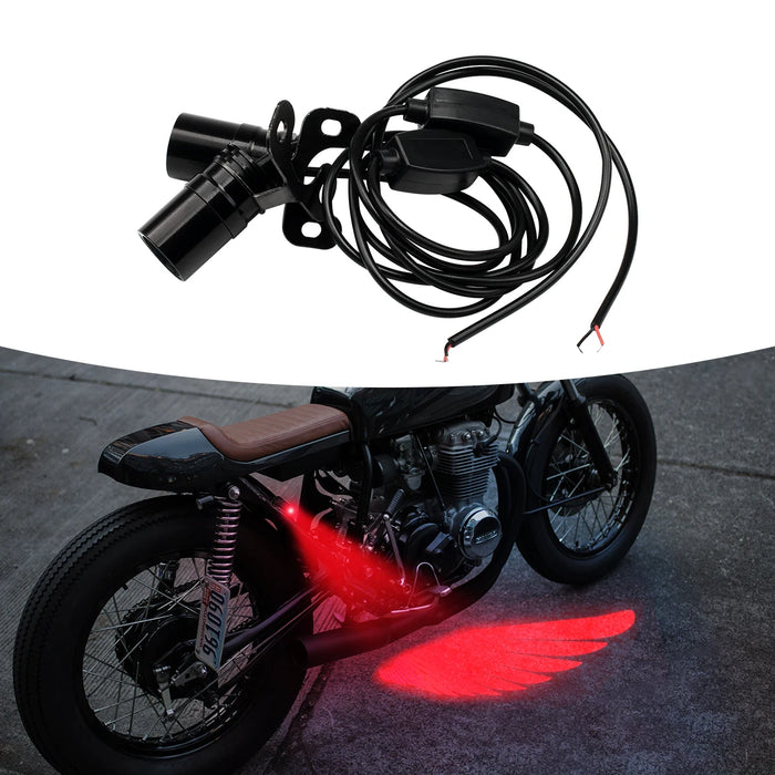 Universal Motorcycle Angel Wings Laser Lights 2Pcs