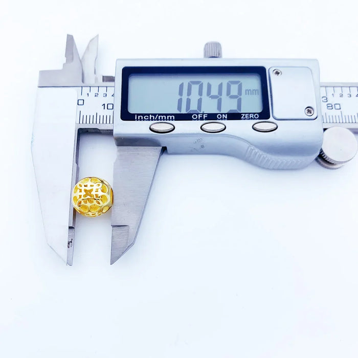 925 Sterling Silver Arabesque Charm Bead Ethnic Karma Jewelry Accessory