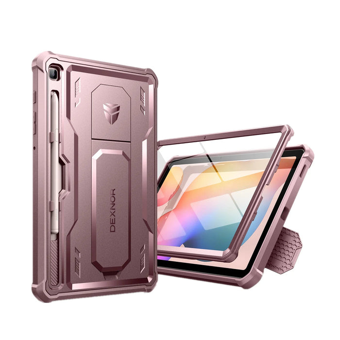 For Samsung Galaxy Tab S6 Lite 10.4 Inch Full Body Heavy Shockproof Protective Case With Pen Holder Built In Screen Protector