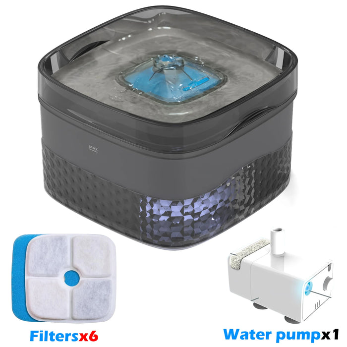 Large Pet Water Fountain For Dogs & Cats Automatic Dispenser