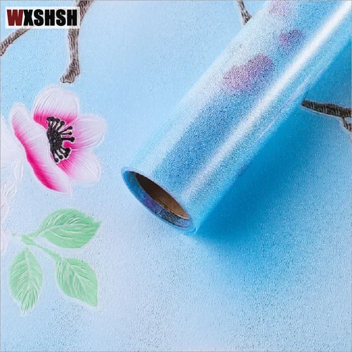 Anti-Uv Opaque Window Film - No Glue Removable Privacy Decorative Glass Sticker