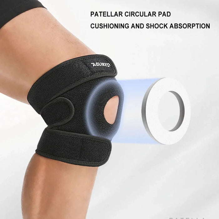 Adjustable Knee Brace For Injury Recovery Running Workout Men & Women