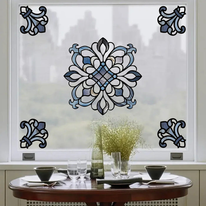 1Pc Moroccan Geometric Window Sticker For Home Decor