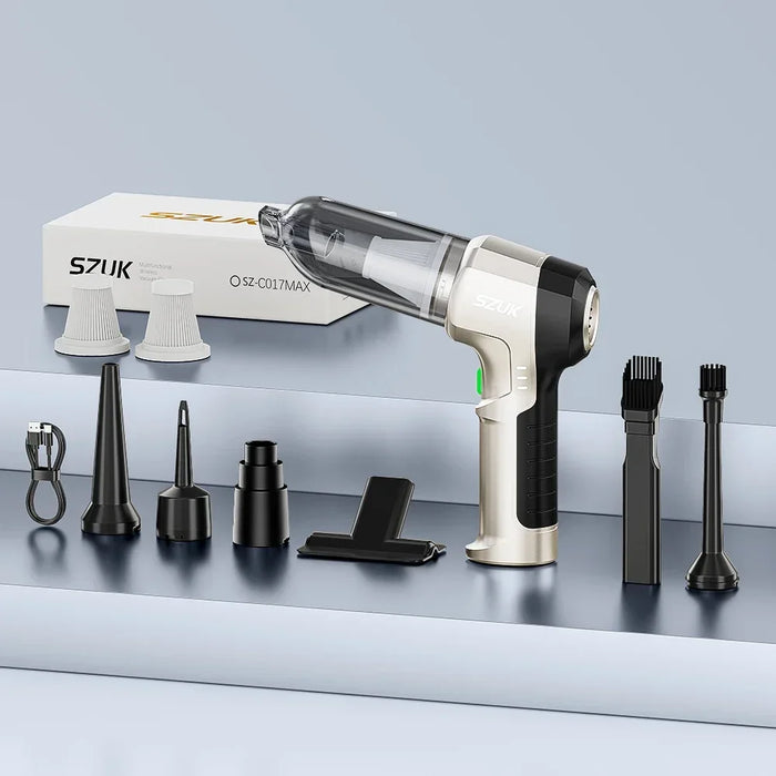 Portable Car Vacuum Cleaner Strong Suction Wireless Handheld Home & Auto Cleaning