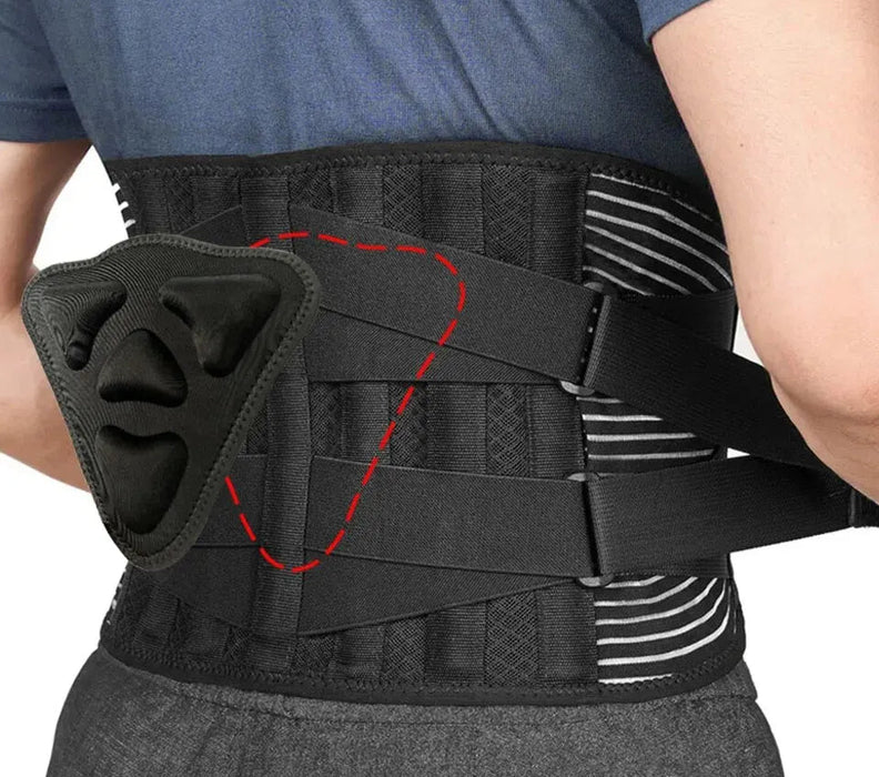 6 Stays Lumbar Support Belt For Gym Pain Relief