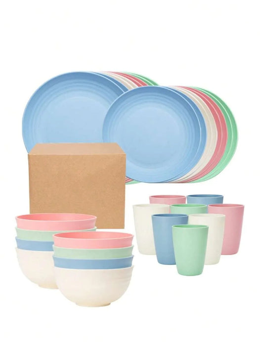 4 / 16 / 32 Piece Reusable Plastic Cutlery Set For Home Parties