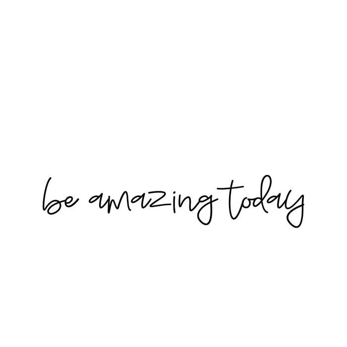 English Be Amazing Wall Mirror Sticker For Kids Room Decor