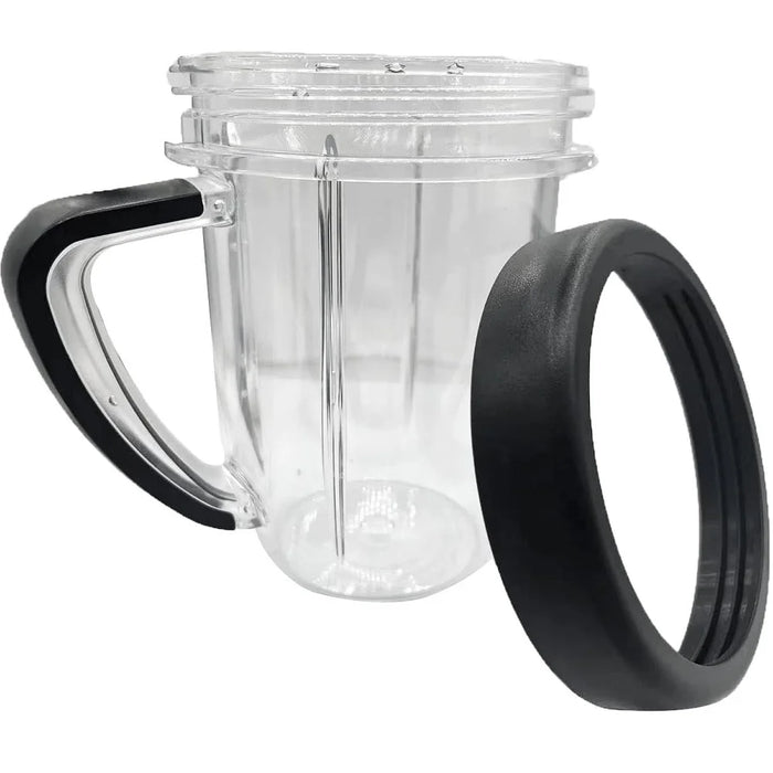 30Oz Short Mixing Handled Cup Replacement Part Compatible With Nutribullet Rx Nbm-U0274