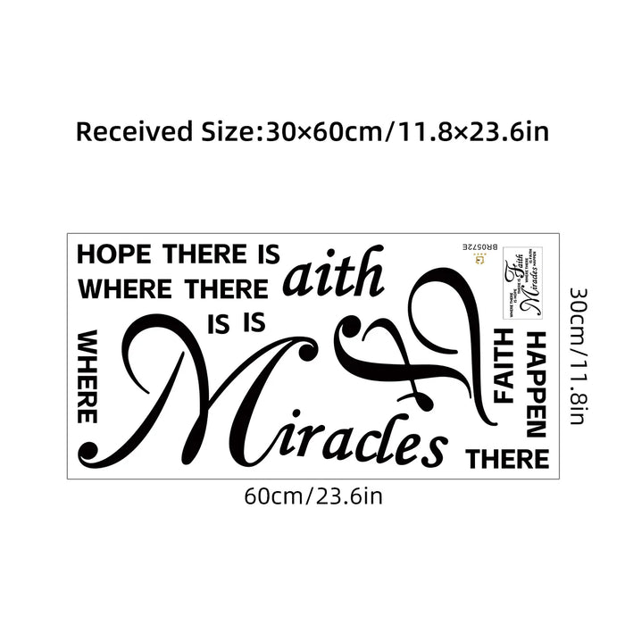 Positive Text Wall Stickers For Kids Study Room Decor