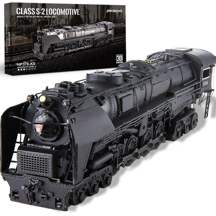 3D Metal Locomotive Puzzle Kit For Home Collection
