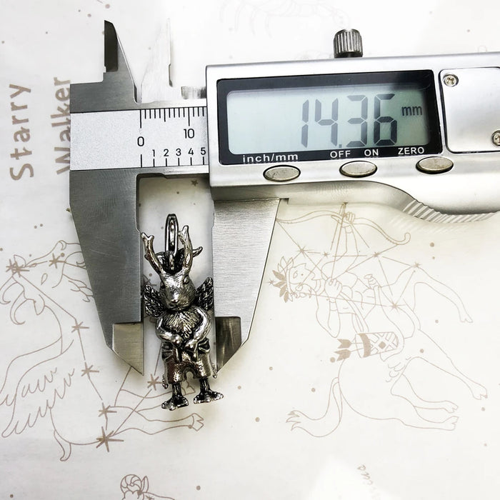 925 Sterling Silver Summer Strange Rabbit Pendant Rebel Jewelry For Women & Men