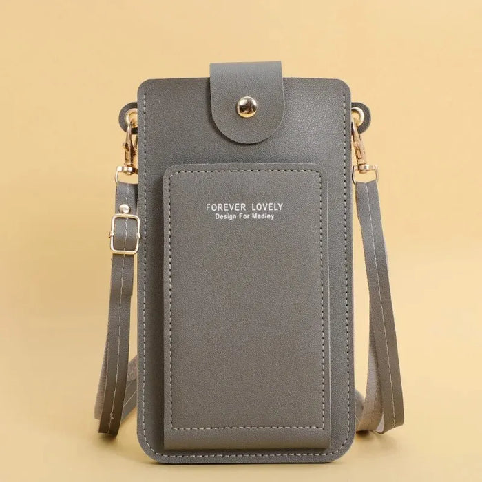 Soft Leather Crossbody Wallet for Women