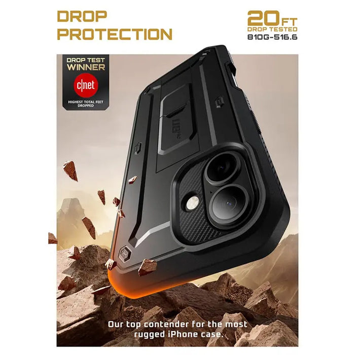 For Iphone 17 6.3 Inch 2025 Ub Pro Full-Body Heavy Duty Rugged Phone Case With Built-In Screen Protector