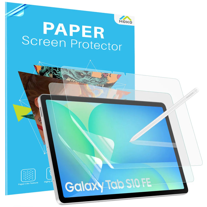 For Galaxy Tab S10 Fe 11.1 2025 Paper-Feeling Film Writing Anti-Glare Premium Pet Film Matte 2-Pack Matte Screen Protector