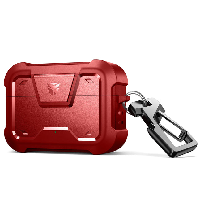 For Beats Studio Buds 2021 Case Led Visible 360 Degree Full-Body Shockproof Rugged Protective Case With Secure Lock Keychain Design