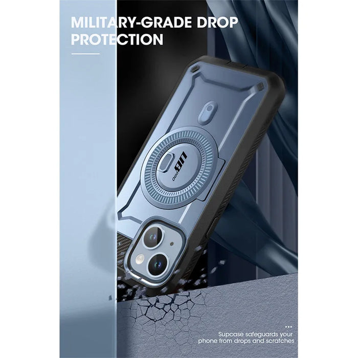 For Iphone 14 Plus 6.7 Inch 2022 Ub Pro Mag Full Body Rugged Case With Built-In Screen Protector Kickstand Belt-Clip