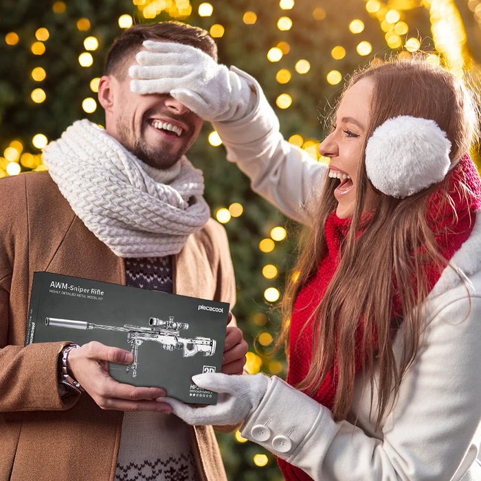 3D Metal Sniper Rifle Puzzle Kit For Adults Collectible Gift