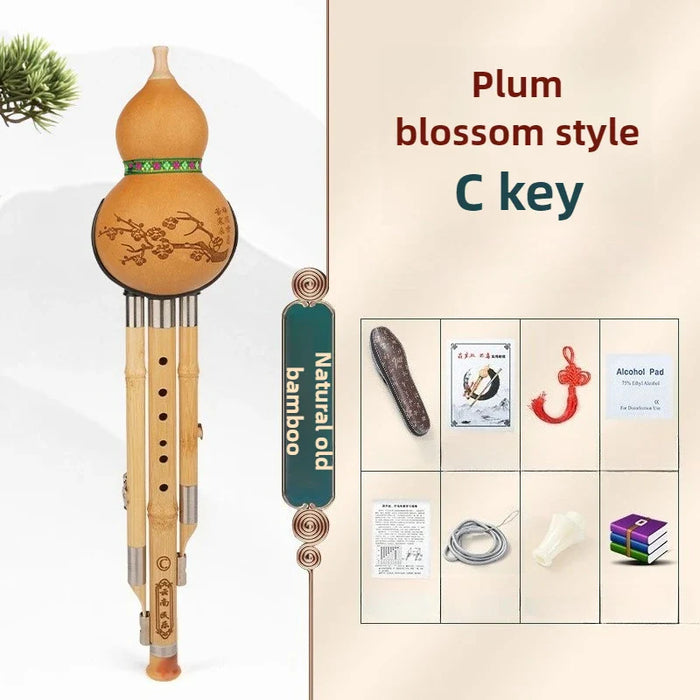 Handmade Bamboo Hulusi Set For Beginner Children