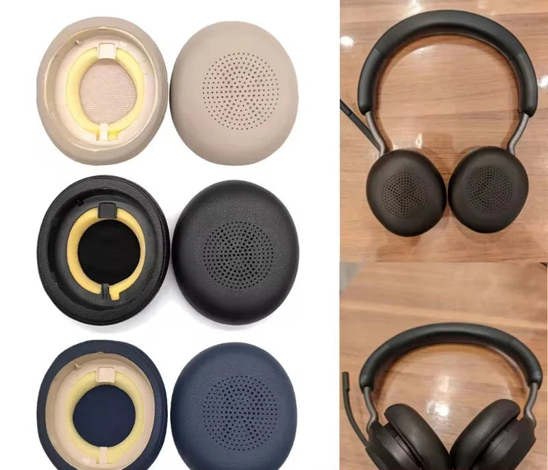 Pair of Premium Ear Pads For Jabra Elite 45H Evolve2 65 Headphones