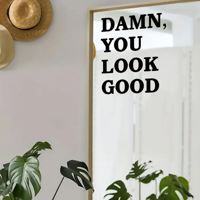 Motivational Wall Mirror Sticker For Home Decor