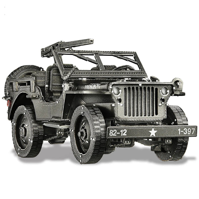 Metal Willys Mb Suv 3D Puzzle Kit For Adults