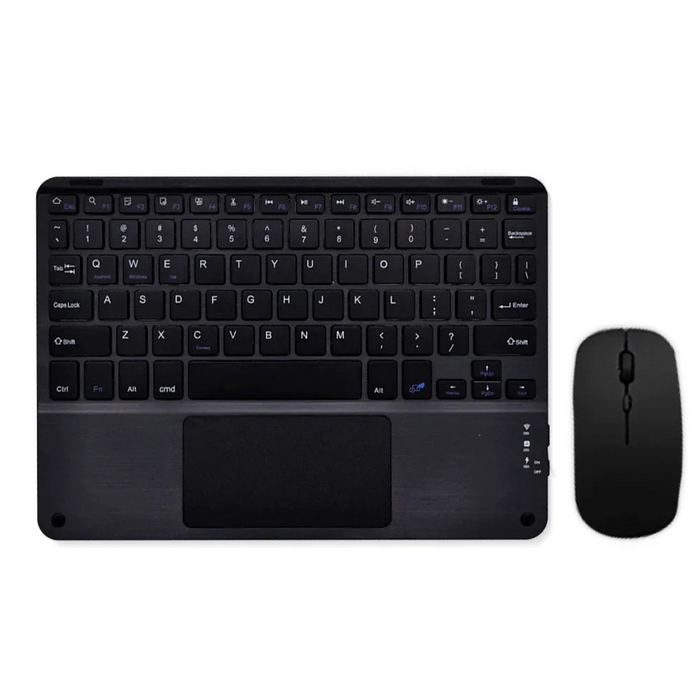 Universal Wireless Keyboard With Touchpad For Ipad Android Windows Silent & Compact