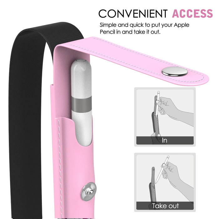 For Apple Pencil Pro / 1St / 2Nd Gen / Usb-C Pu Leather Ipad Pencil Sleeve Pouch