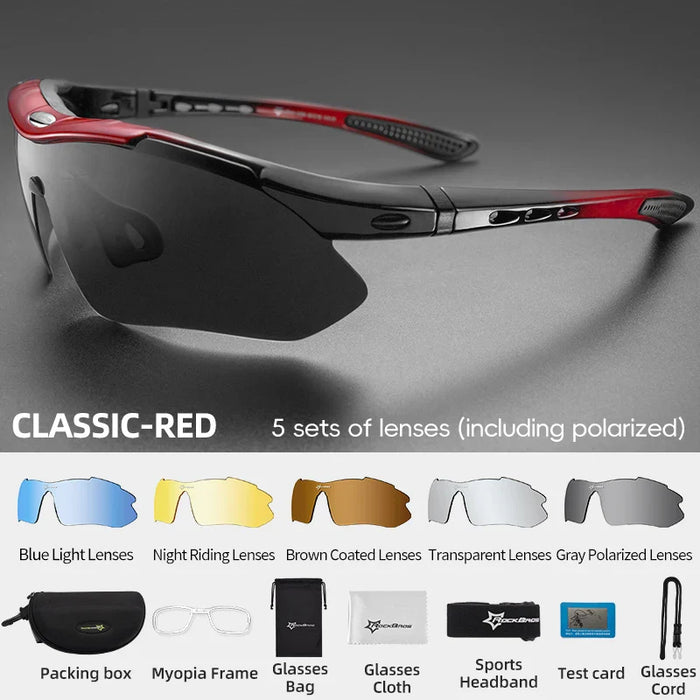 Photochromic Cycling Sunglasses For Outdoor Sports