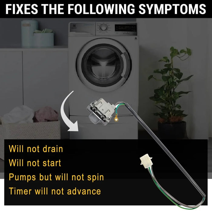 285671 Washer Lid Switch Compatible With Whirlpool & Kenmore Washers 3352629 3352630 3352634 Ap3094500 3355808