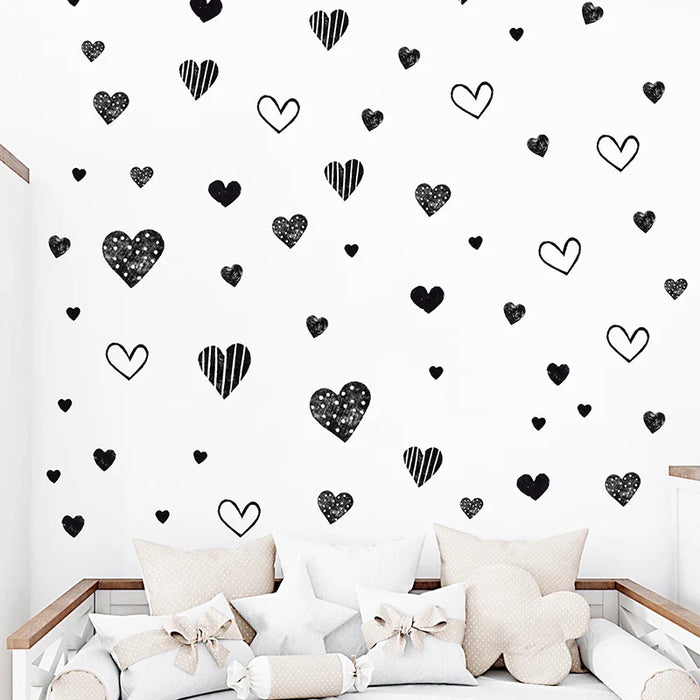 Modern Heart Wall Stickers For Home Decor