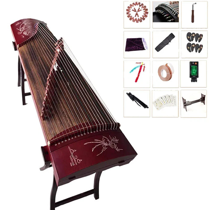 Portable 125Cm Guzheng For Children Traditional & Professional