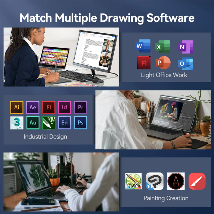 6 Inch Graphic Tablet For Drawing And Writing 8192 Stylus